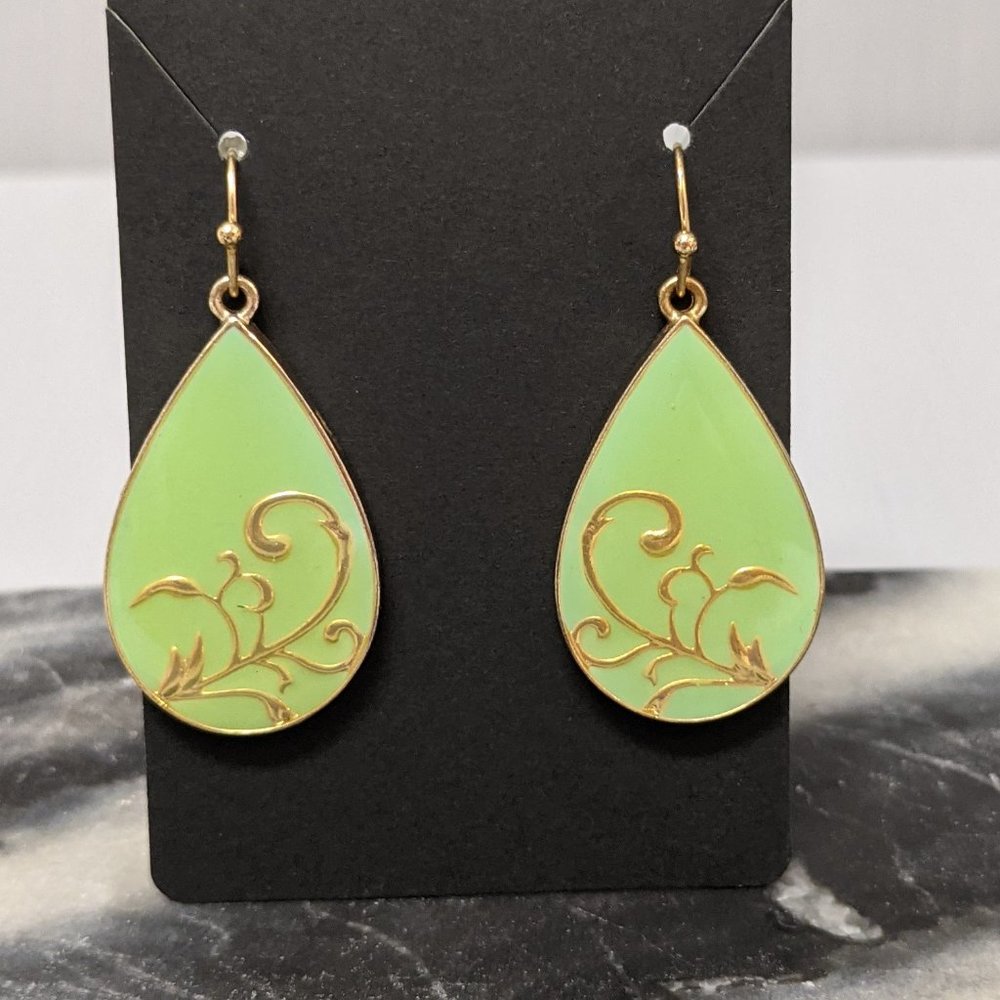 Gold Scroll Earrings